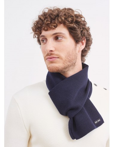 Echarpe unie Scarf - en pure laine vierge (MARINE) 50% de réduction en Octobre 2024