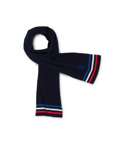 Echarpe tricolore en laine - SAINT JAMES x Élysée (MARINE) JUSQU'A -70%! 