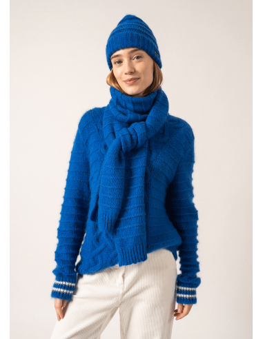 Echarpe en mohair Grisons - en jersey structuré (GITANE) 50-70% off 