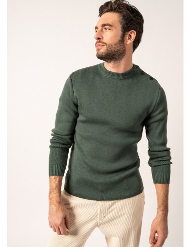 Pull marin uni Rochefort - coupe ajustée, en laine mérinos (VEGETAL) vente chaude votre 