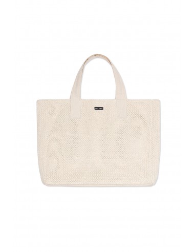 Sac tricoté - en coton (BLANC D'HIVER) chez Cornerstreet bien 