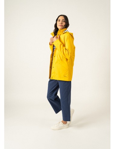 Ciré Ste Morgane - waterproof en jersey rayé (JAUNE) français