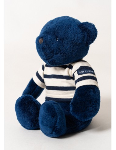 Peluche P'tit Doudou rayé - SAINT JAMES x Les P'tits Doudous (BLEU) Véritable concentré